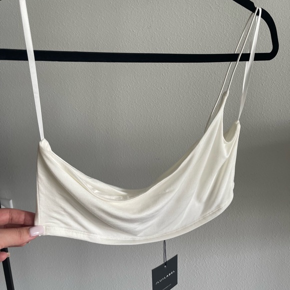 JLUXBASIX Ivory Courtney One Shoulder Top - Picture 2 of 4